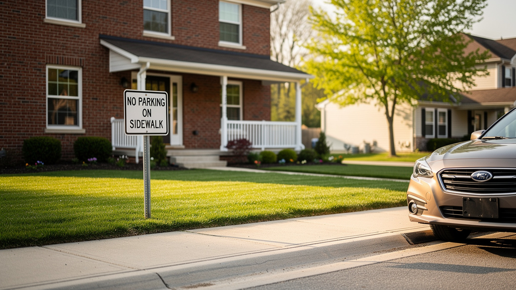 6 choses à savoir sur le stationnement trottoir devant maison